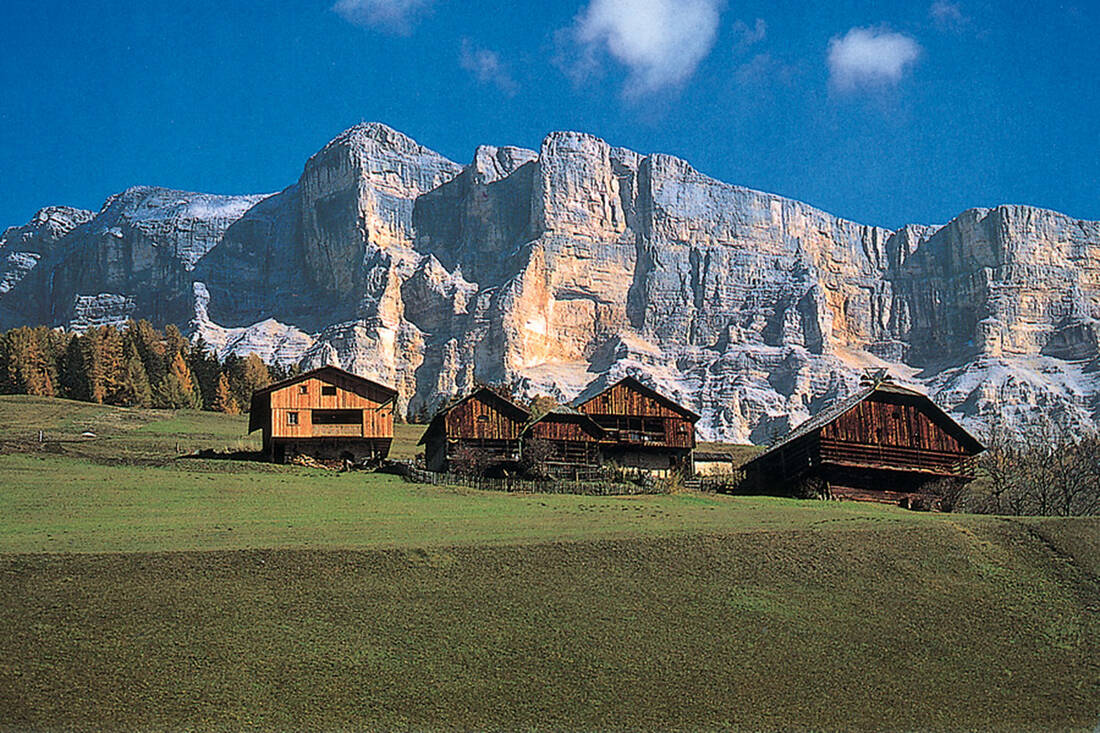 Bauernhäuser in Val Badia