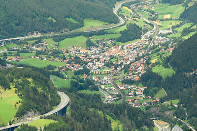 Blick auf Steinach am Brenner