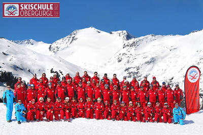 Gruppenfoto der Skischule Obergurgl / Skigebiet Gurgl, der Diamant in den Alpen!