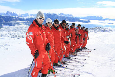 Gruppenfoto Skischule Rittner Horn