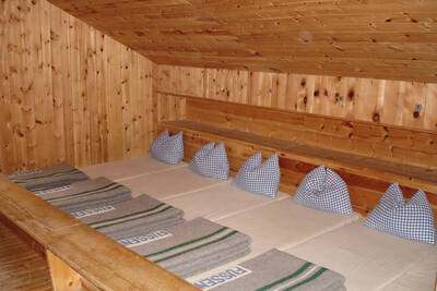 Bettenlager in der Steinseehütte