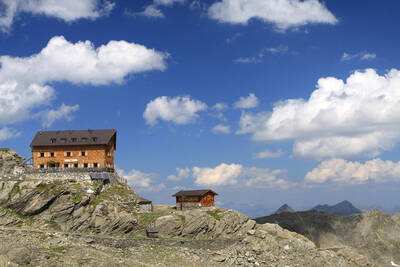 Stettiner Hütte, Meraner Höhenweg, Südtirol 